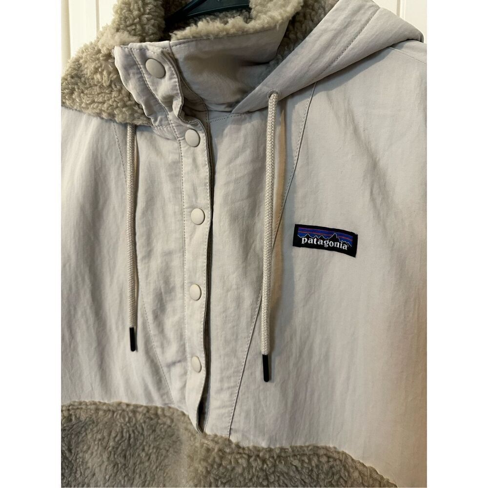 NWOT Patagonia Pelican Tan Fleece Shelled Retro-X Sherpa Pullover Jacket Small - Picture 6 of 16